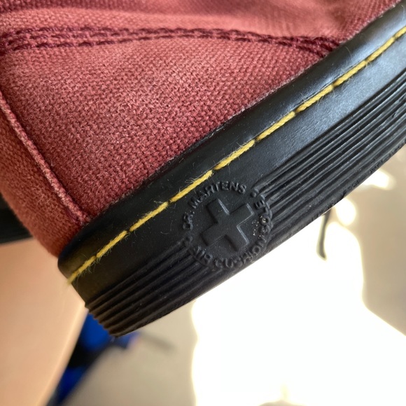Burgundy Dr. Martens - Picture 2 of 4